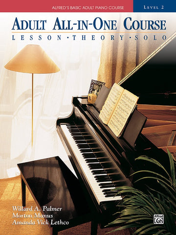 Alfred's Basic Adult Piano Course Adult All in One Course Level 2