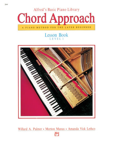 Alfred's Basic Piano Library Chord Approach Lesson Book Level 1