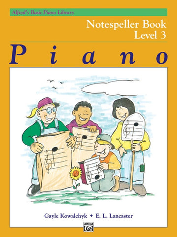 Alfred's Basic Piano Library Notespeller Book Level 3