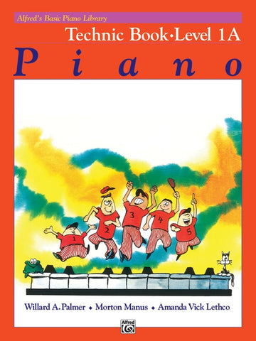 Alfred's Basic Piano Library Technic Book Level 1A