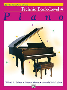 Alfred's Basic Piano Library Technic Book Level 4