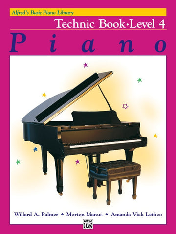 Alfred's Basic Piano Library Technic Book Level 4
