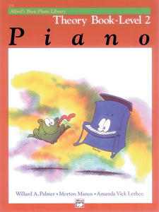 Alfred's Basic Piano Library Theory Book Level 2