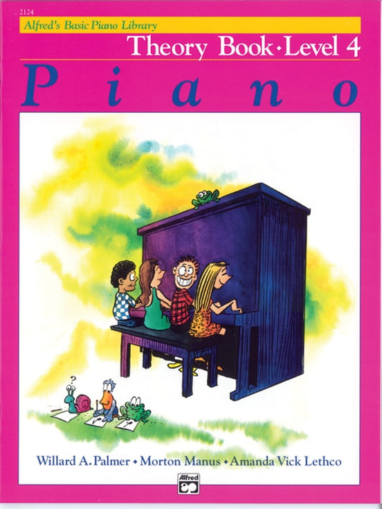 Alfred's Basic Piano Library Theory Book Level 4