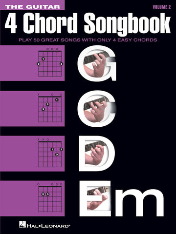 Hal Leonard THE GUITAR 4-CHORD SONGBOOK – VOLUME 2 (G-C-D-Em)