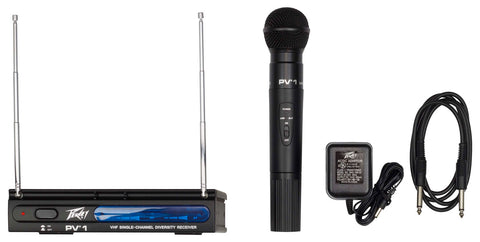 Peavey PV-1 V1 HH VHF Handheld Wireless System 198.950MHZ