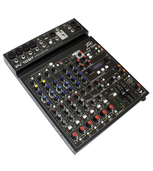 Peavey PV® 10BT Compact 10 Channel Mixer with Bluetooth