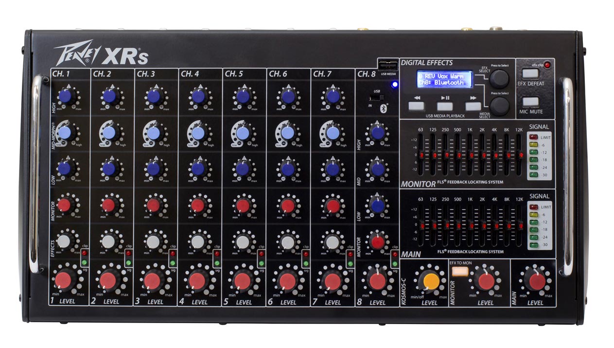 Peavey XR®S 8 Channel Powered Mixer