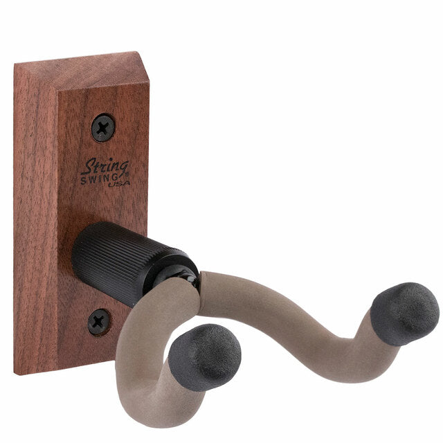 String Swing CC01KOAK Home and Studio Guitar Keeper Wall Mount