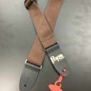 M8POLY-BROWN Pop's Logo Strap