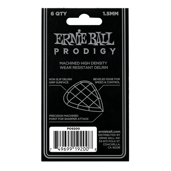Ernie Ball 9200 Prodigy Mini 1.5mm 6 Pick Pack