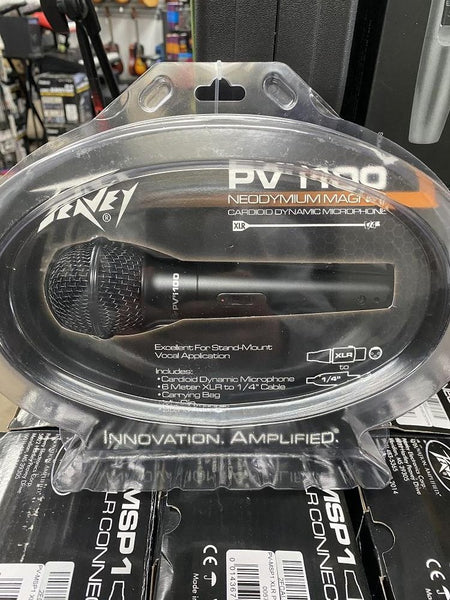 Peavey PV®i 100 XLR Dynamic Cardioid Microphone with 1/4" Cable