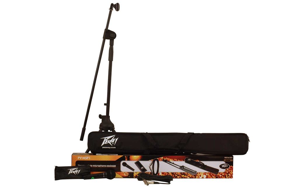Peavey PV® MSP1 1/4 Dynamic Cardioid Microphone with Accessories