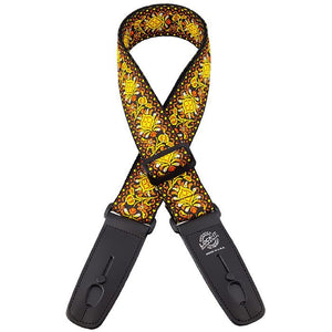 Henry Heller LIS-064-LC LOCK-IT STRAPS RETRO VINTAGE SERIES Lemon Chill
