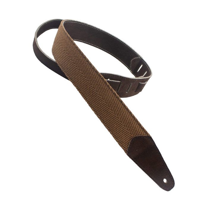 Henry Heller HPCL-BRN 2" HENRY HELLER FASHION COTTON SERIES Guitar Strap