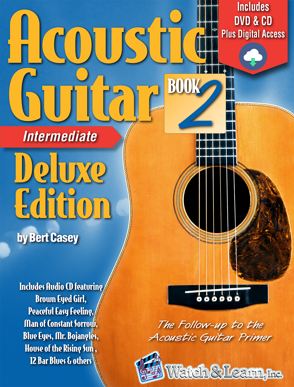 Watch & Learn AGP2 Acoustic Guitar Book 2 Deluxe Edition