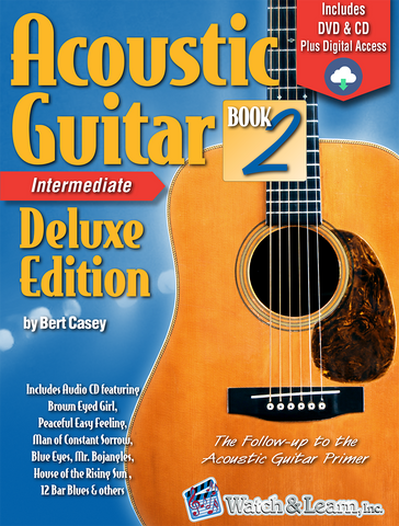 Watch & Learn AGP2 Acoustic Guitar Book 2 Deluxe Edition