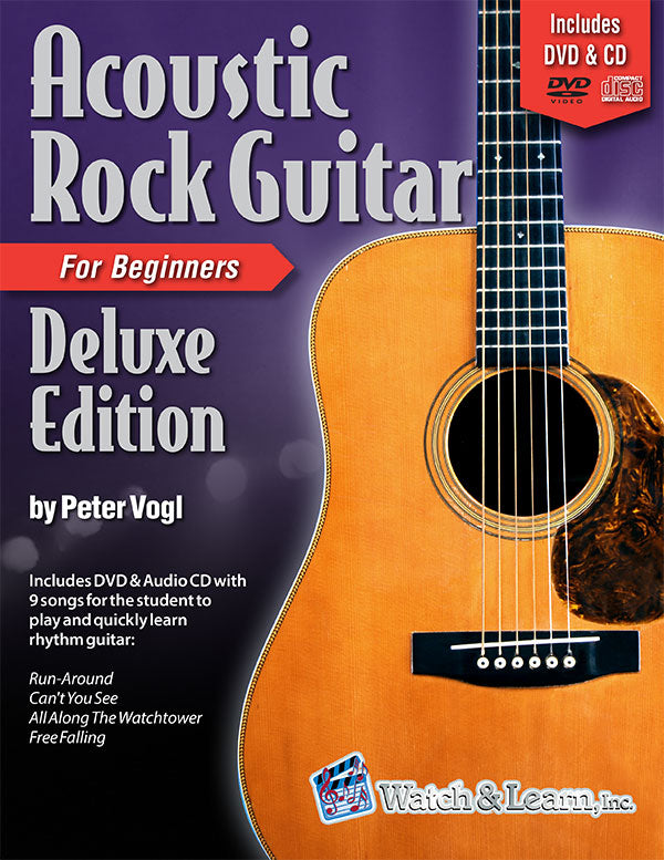 Watch & Learn Acoustic Rock Guitar Deluxe Edition