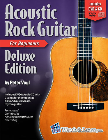 Watch & Learn Acoustic Rock Guitar Deluxe Edition