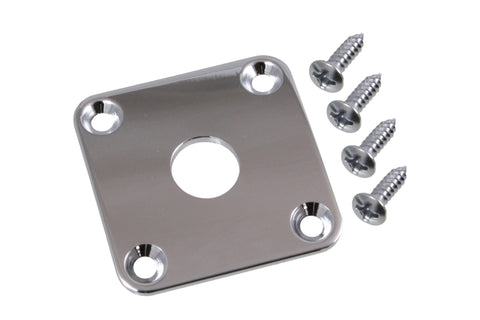 Allparts AP-0633-010 SQUARE JACKPLATE FOR LES PAUL® Chrome