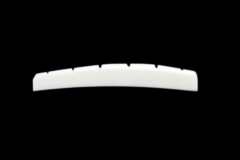 Allparts BN-0206-000 RADIUSED SLOTTED BONE NUT FOR FENDER® GUITARS Bleached
