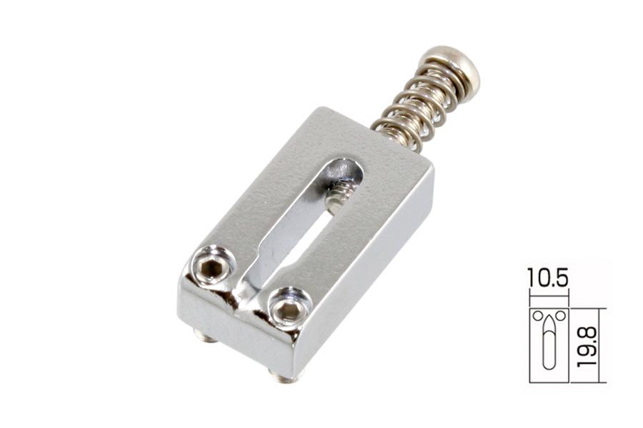 Allparts BP-0127-010 RECTANGULAR BRIDGE SADDLES FOR STRATOCASTER Chrome