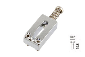 Allparts BP-0127-010 RECTANGULAR BRIDGE SADDLES FOR STRATOCASTER Chrome