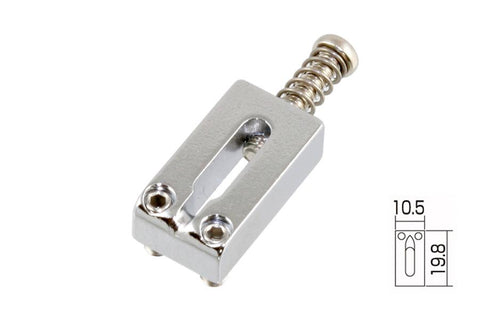 Allparts BP-0127-010 RECTANGULAR BRIDGE SADDLES FOR STRATOCASTER Chrome