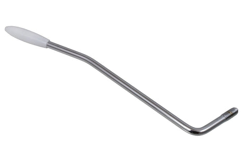 Allparts BP-0271-010 6MM TREM ARM WITH WHITE TIP FOR IMPORTS Chrome