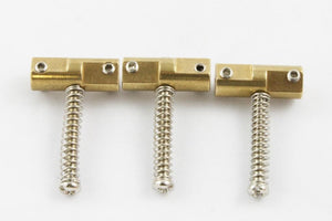 Allparts BP-2327-008 WILKINSON COMPENSATED BRASS SADDLE SET FOR TELECASTER®