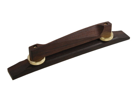 Allparts GB-2535-000 EBONY-STAINED ROSEWOOD BRIDGE AND BASE FOR ARCHTOP