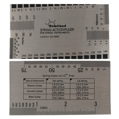 Allparts LT-4252-000 STRING ACTION RULER