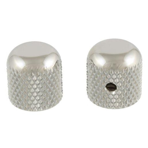 Allparts MK-0110-001 METAL DOME KNOBS Nickel
