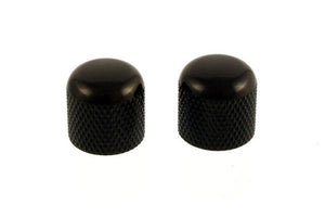 Allparts MK-3300-003 PUSH-ON METAL DOME KNOBS Black