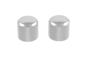 Allparts MK-3300-010 PUSH-ON METAL DOME KNOBS Chrome