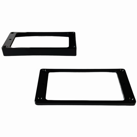 Allparts PC-0733-023 CURVED NECK AND BRIDGE HUMBUCKING PICKUP RING SET Black