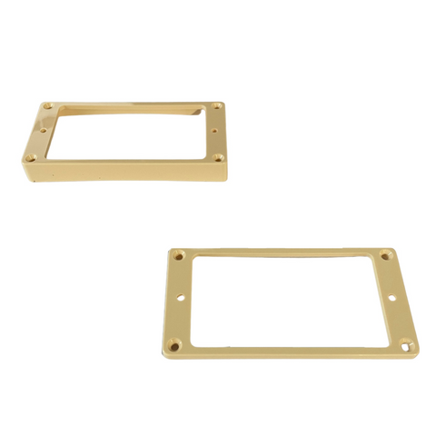 Allparts PC-0733-028 CURVED NECK AND BRIDGE HUMBUCKING PICKUP RING SET Cream