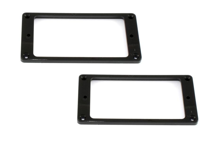 Allparts PC-0743-023 SLANTED HUMBUCKING PICKUP RING SET Black