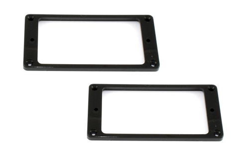 Allparts PC-0743-023 SLANTED HUMBUCKING PICKUP RING SET Black