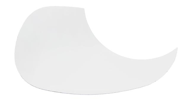 Allparts PG-0090-025 THIN ACOUSTIC PICKGUARD WITH ADHESIVE BACKING White