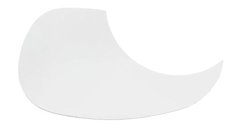 Allparts PG-0090-025 THIN ACOUSTIC PICKGUARD WITH ADHESIVE BACKING White