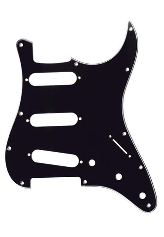 Allparts PG-0552-033 11-HOLE PICKGUARD FOR STRATOCASTER® Black
