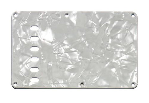 Allparts PG-0556-055 TREMOLO SPRING COVER BACKPLATE White Pearloid