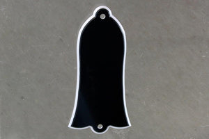 Allparts PG-9485-023 BELL SHAPED TRUSS ROD COVER FOR GIBSON® Black with White Outline