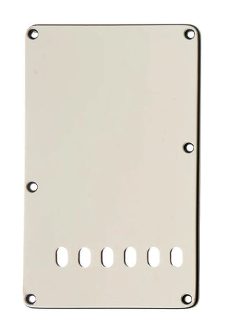 Allparts PG-0556-035 TREMOLO SPRING COVER BACKPLATE White 3 Ply