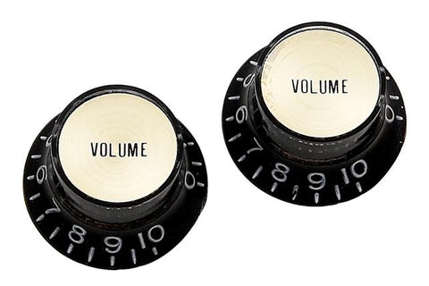 Allparts PK-3294-023 SET OF 2 REFLECTOR VOLUME KNOBS