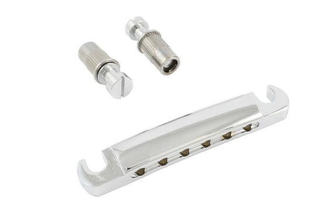 Allparts TP-3445-010 METRIC ECONOMY STOP TAILPIECE Chrome