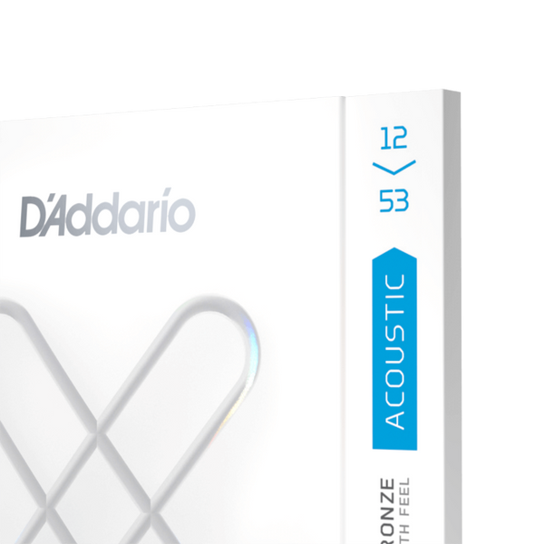 D'Addario 12-53 Light, XS Phosphor Bronze Coated Acoustic Guitar Strings XSAPB1253