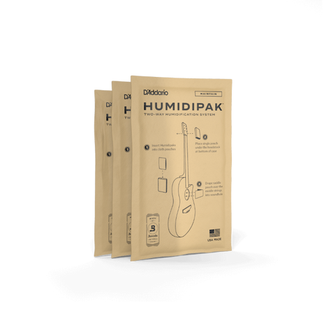D'Addario Humidipak Replacement Packets 3 Pack PW-HPRP-03