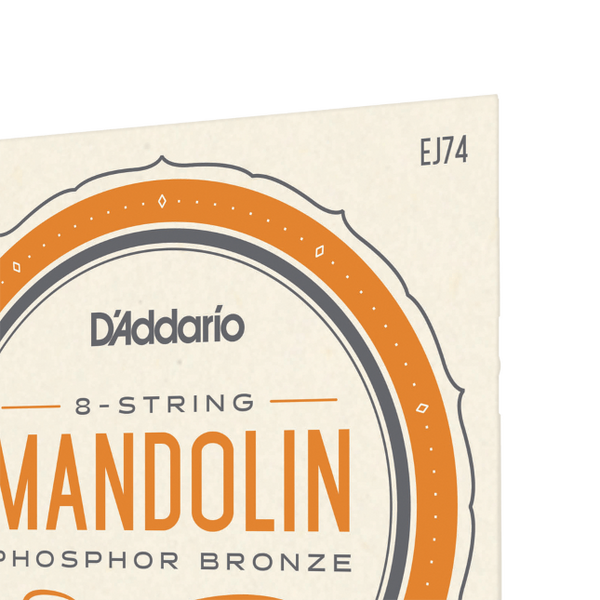D'Addario EJ74 Mandolin String Set 11-40 Medium, Phosphor Bronze